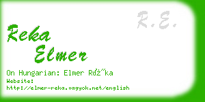 reka elmer business card